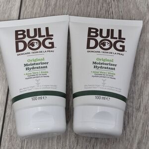 Lot Of 2 New Bulldog Original Moisturizer With Aloe Vera. For Men. 100ml X 2